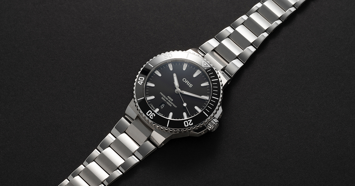 ORIS  Мужские швейцарские часы, автоматический механизм, сталь, 43,5 мм